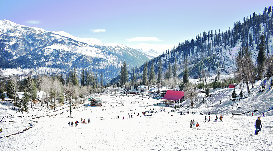 auli, best places to visit in winter in india