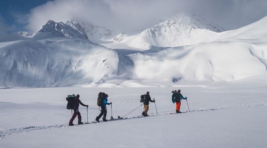 Skiing in Kashmir