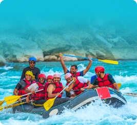 trips for rafting & paragliding
